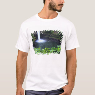 Hawaii, Big Island, Hilo, Rainbow Falls, Üppig T-Shirt