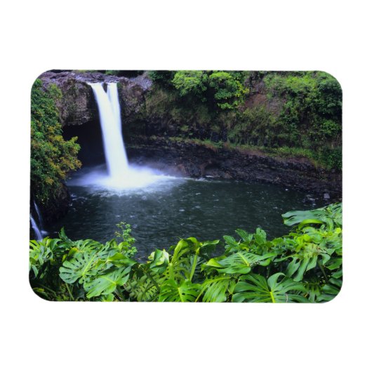 Hawaii, Big Island, Hilo, Regenbogenfälle, Lush Magnet (Horizontal)