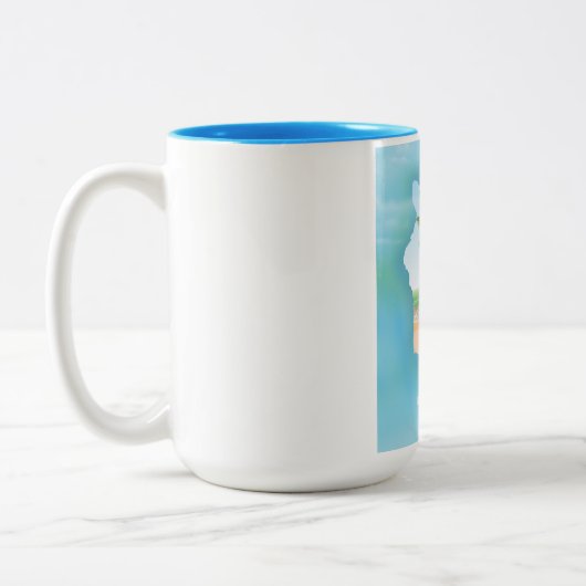 Hawaii Big Island Zweifarbige Tasse (Links)