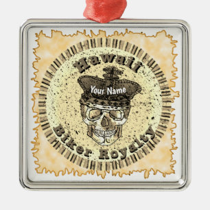 Hawaii Biker Ornament Aus Metall