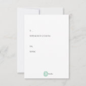 Hawaii Birthday Hand Drawn Greenerity Geburtstag Karte (Rückseite)