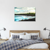 Hawaii Black Sand Beach Tour ist Ziel Leinwanddruck (Insitu (Schlafzimmer))