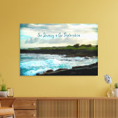 Hawaii Black Sand Beach Tour ist Ziel Leinwanddruck (Insitu (Wohnzimmer))