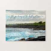 Hawaii Black Sand Beach Tour ist Ziel Puzzle (Horizontal)