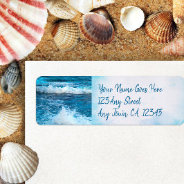 Hawaii-Blaue Ozeanwellen Tropisches Foto Adresse