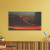 Hawaii - Blick auf Lavawege von Active Leinwanddruck (Insitu (Wohnzimmer))