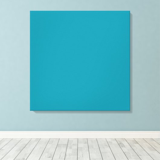 Hawaii Blue Personalisiert Aqua Aquamariner Hinter Leinwanddruck (Insitu (Holzboden))