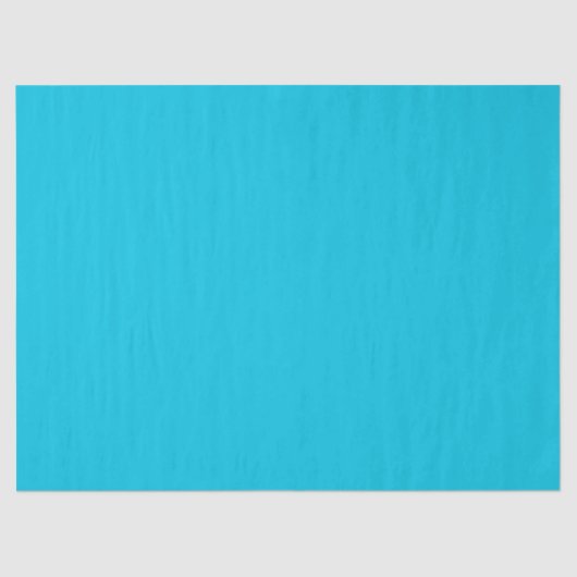 Hawaii Blue Solid Color Seidenpapier (Vorderseite)
