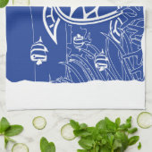 Hawaii Blue Turtle Geschirrtuch (Gefaltet)