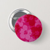 Hawaii-Blume Button (Vorne & Hinten)