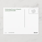 Hawaii Blume Gelber Hibiskus Postkarte (Rückseite)