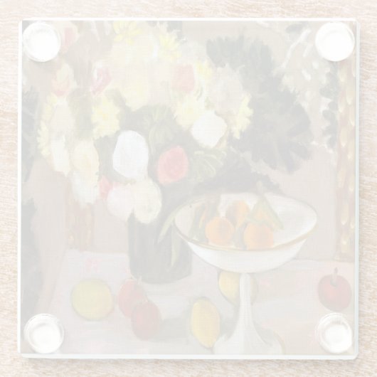 Hawaii Blume Glass Untersetzer (Rückseite)