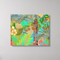 Hawaii Blume Hula Vintage Blumengrafik