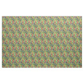 Hawaii Blume Hula Vintage Blumengrafik Stoff (Yard (91,4 cm))