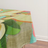 Hawaii Blume Hula Vintage Blumengrafik Tischdecke (Beispiel)