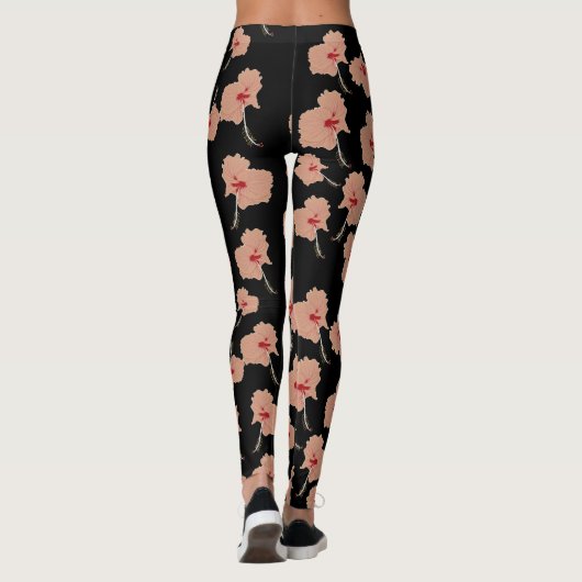Hawaii-Blume Leggings (Rückseite)