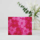 Hawaii-Blume Postkarte (Stehend Vorderseite)