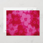 Hawaii-Blume Postkarte (Vorne/Hinten)