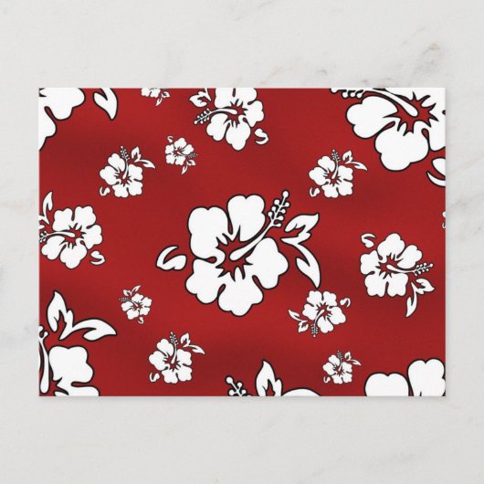 Hawaii-Blume Postkarte (Vorderseite)