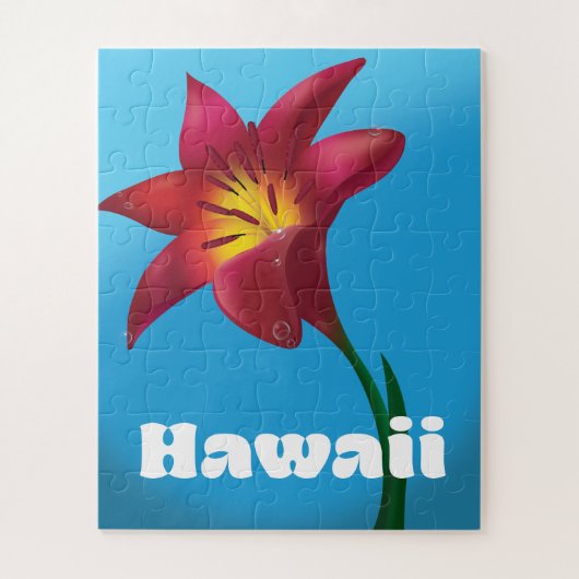 Hawaii Blume Reiseausdruck Puzzle (Vertikal)