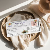 Hawaii Boarding Pass Ticket Hochzeit Einladung