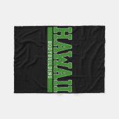 Hawaii-Bodybuilding Fleecedecke (Vorderseite (Horizontal))