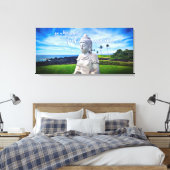 Hawaii Buddha Coastal Foto Inspiration Zitat Leinwanddruck (Insitu (Schlafzimmer))