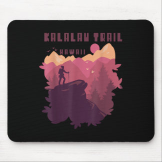 Hawaii Camping Kalalau Wandern im Val Piora Mousepad