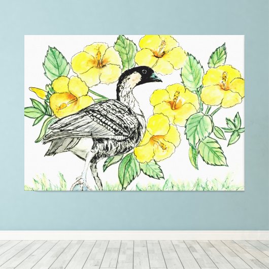 Hawaii Canvas Print Leinwanddruck (Insitu (Holzboden))