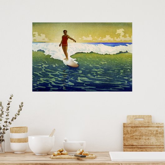 Hawaii - Charles William Bartlett - 1918 Poster (Küche)