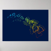 Hawaii Chill Blur Poster (Vorne)