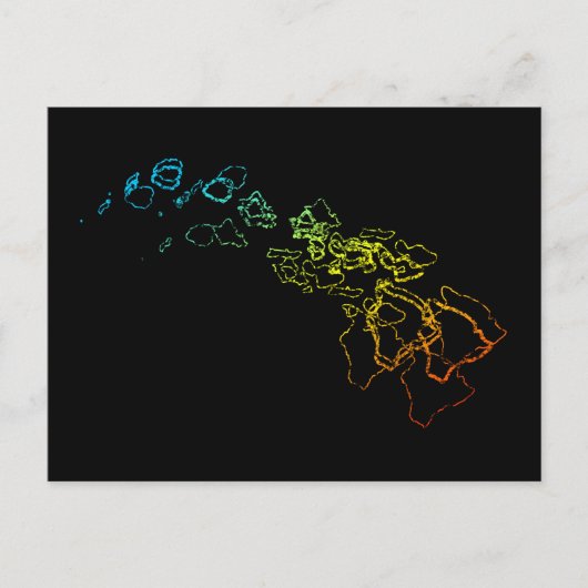 Hawaii Chill Blur Postkarte (Vorderseite)