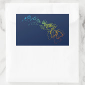 Hawaii Chill Blur Rechteckiger Aufkleber (Tasche)
