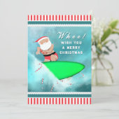 Hawaii Christmas Feiertagskarte (Stehend Vorderseite)