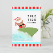 Hawaii Christmas Feiertagskarte (Stehend Vorderseite)