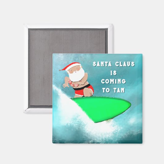 Hawaii Christmas Holiday Gift Magnet (Vorderseite/Rückseite)
