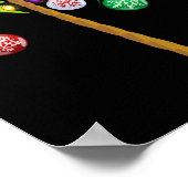 Hawaii Christmas Palm Tree Tropical Xmas Coconut L Poster (Ecke)