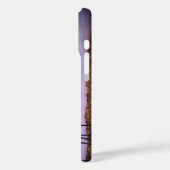 Hawaii Coastal Palm Trees Lila Name Case-Mate iPhone Hülle (Rückseite / Links)