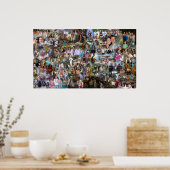 Hawaii collage poster (Küche)