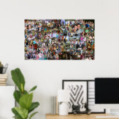 Hawaii collage poster (Heimbüro)