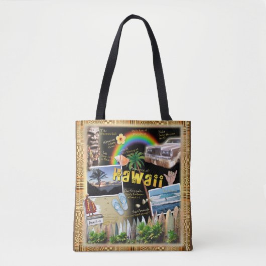Hawaii Collage Tasche (Vorderseite)