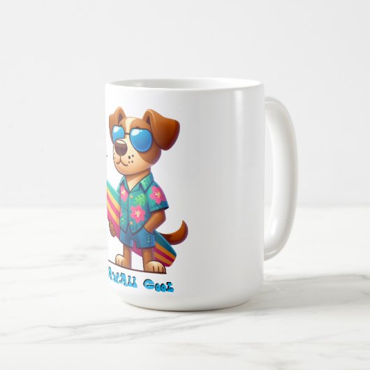 Hawaii Cool - Coolste der Coolen Kaffeetasse (VorderseiteRechts)