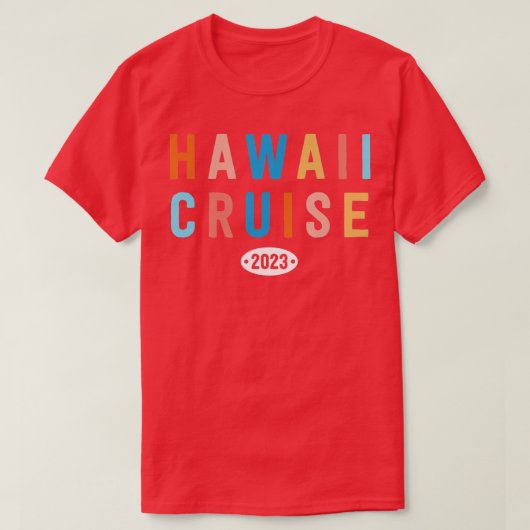 Hawaii Cruise 2023 Besties Matching Vacation Hawai T-Shirt (Design vorne)
