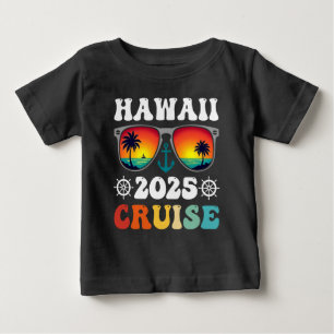 Hawaii Cruise 2025 Reiseroute Matching Family Baby T-shirt
