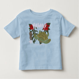 Hawaii Cute Tropical Sea Turtle Kleinkind T-shirt