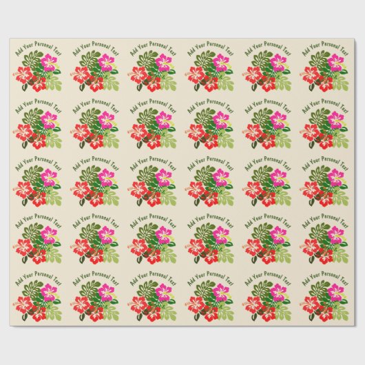 Hawaii Day Geschenkpapier (Flach)