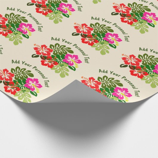 Hawaii Day Geschenkpapier (Ecke)
