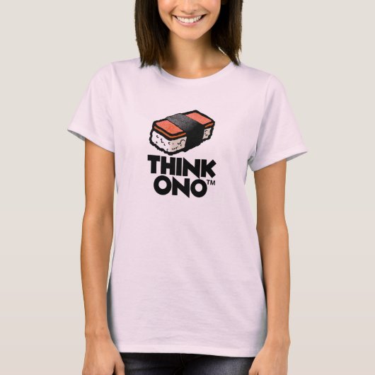 Hawaii denken Ono Spam Musubi T-Shirt (Vorderseite)