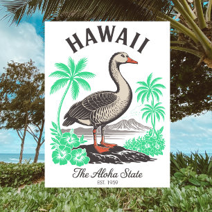 Hawaii Der Aloha Staat Est. 1959 Nēnē Travel Postkarte
