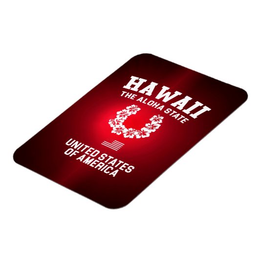 Hawaii Der Aloha-Staat Magnet (Linke Seite)